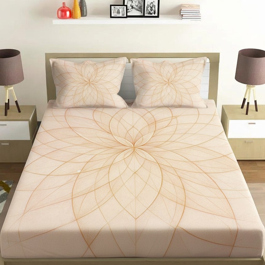 Petal Prism Lattice trendy pattern bed linen sets