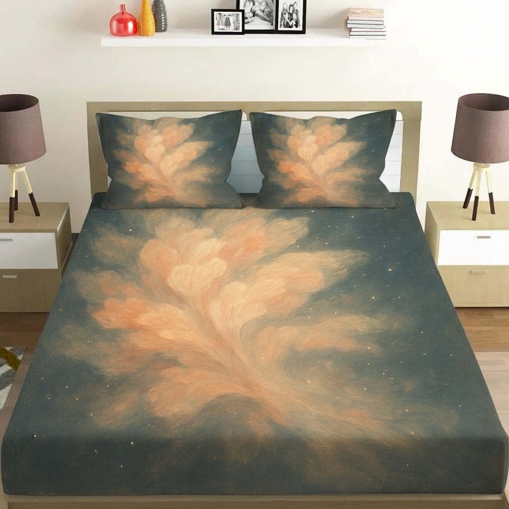 Celestial Dust Bloom personalized bedding sets
