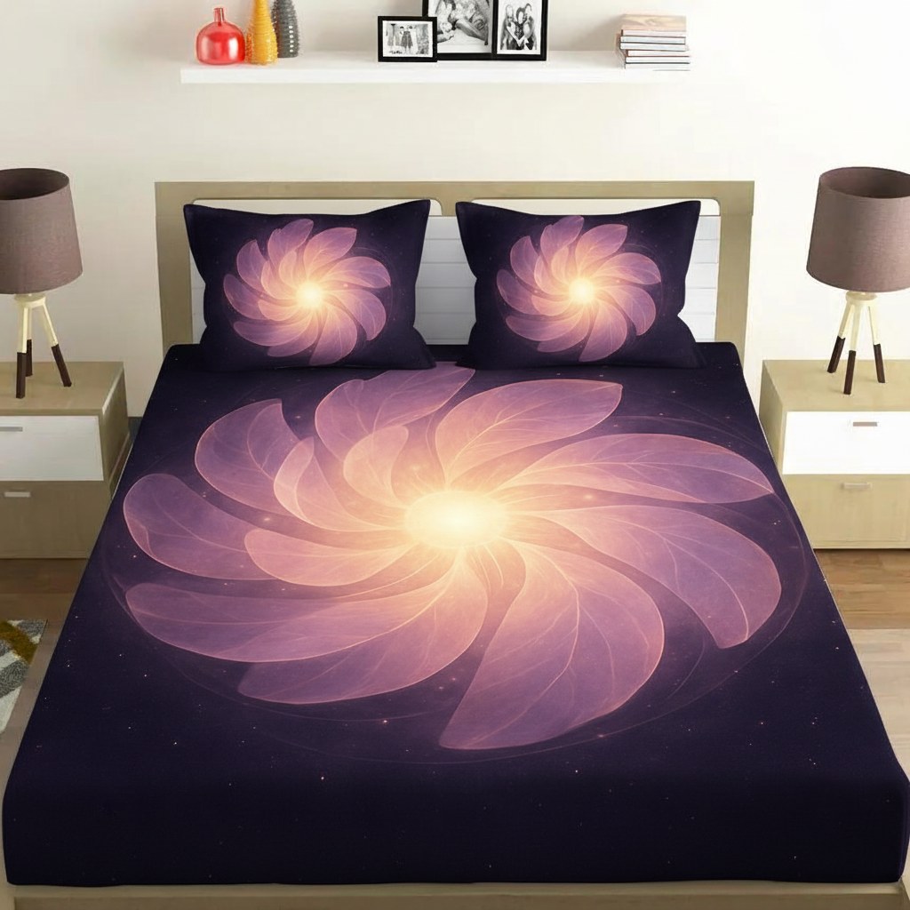 Petal Orbit Halo premium quality bedsheet sets