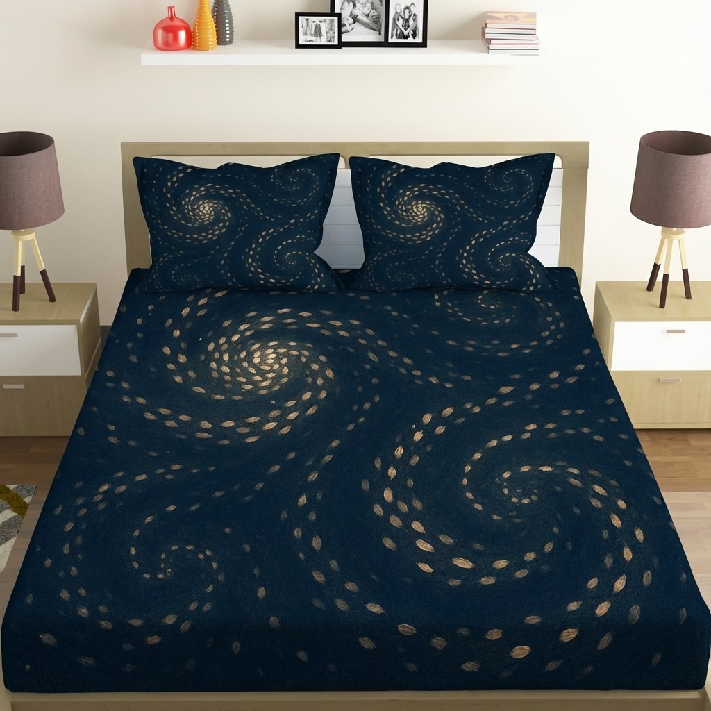 Seed Halo Driftfield comfortable double bedsheet with 2 pillow covers