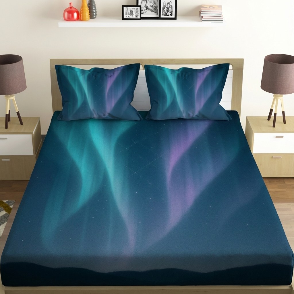 Aurora Veil Lattice personalized bedding sets