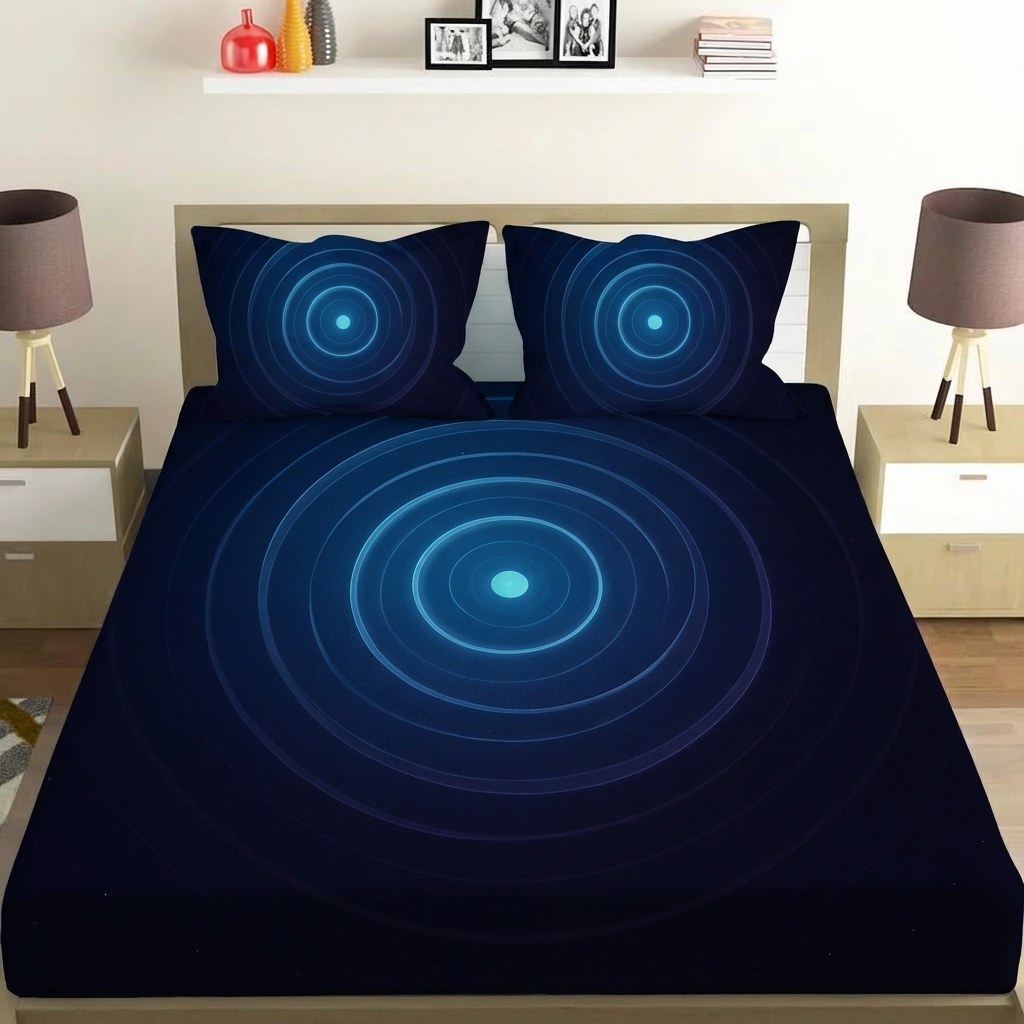 Gravitational Echo Rings personalized bedding sets