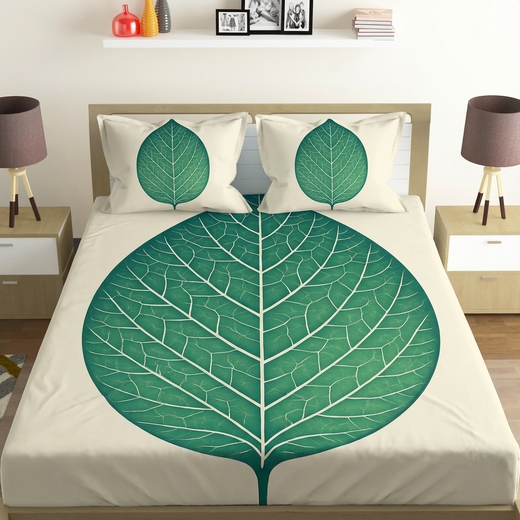 Fractaled Leaf Vein Web stylish bedding sets for home