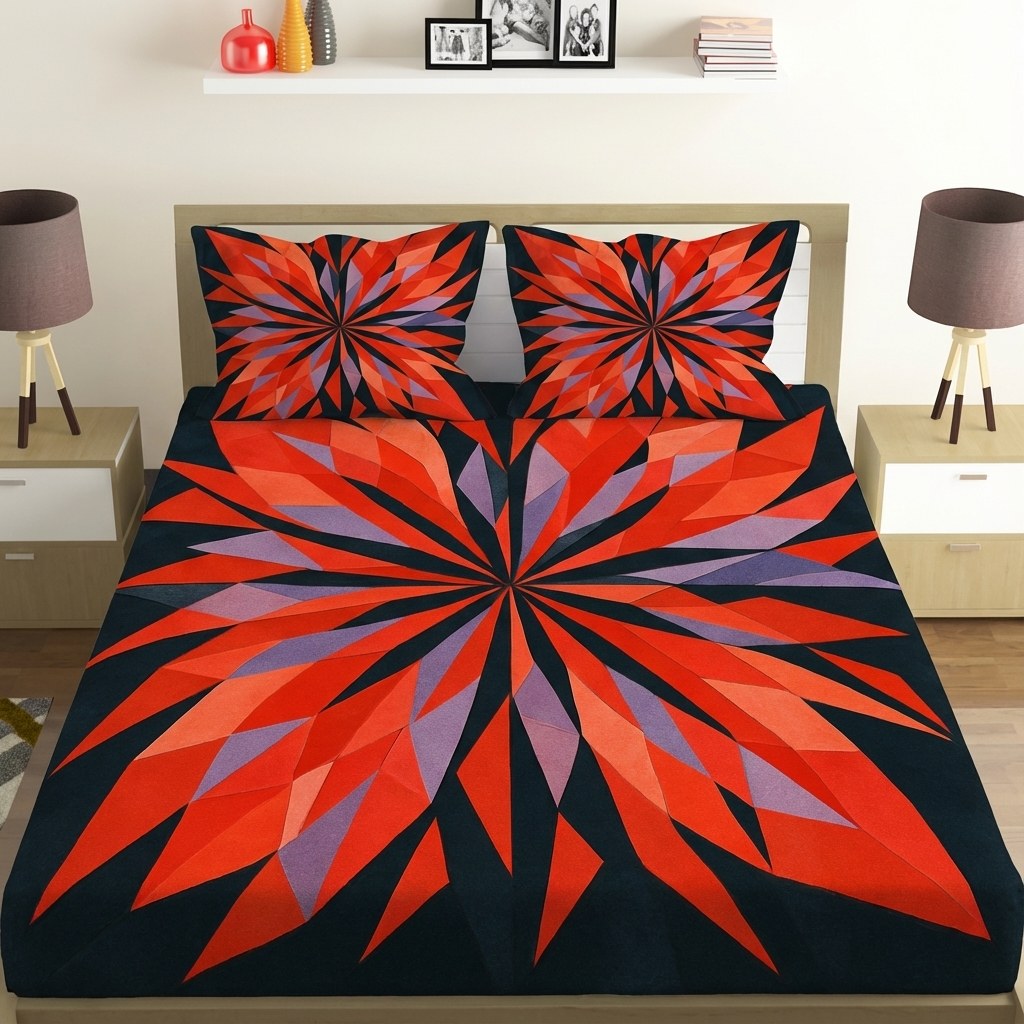 Bloom Shard Kaleidoscope personalized bedding sets