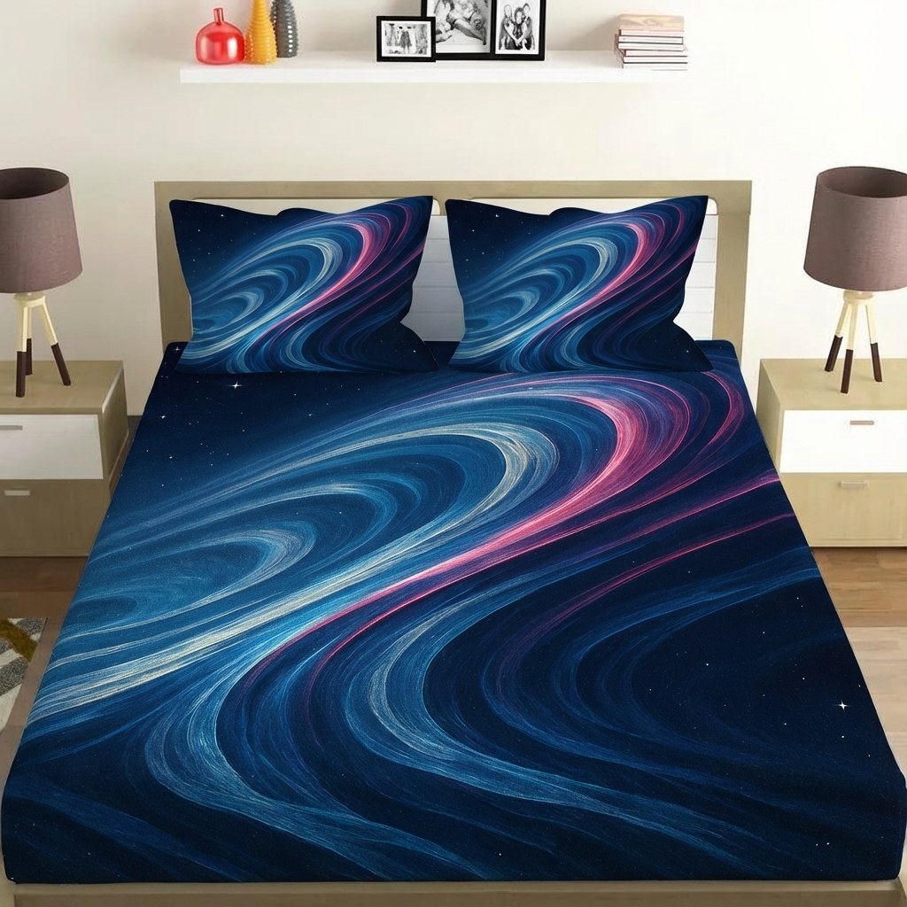 Chromatic Gravity Wave Crest stylish bedding sets for home