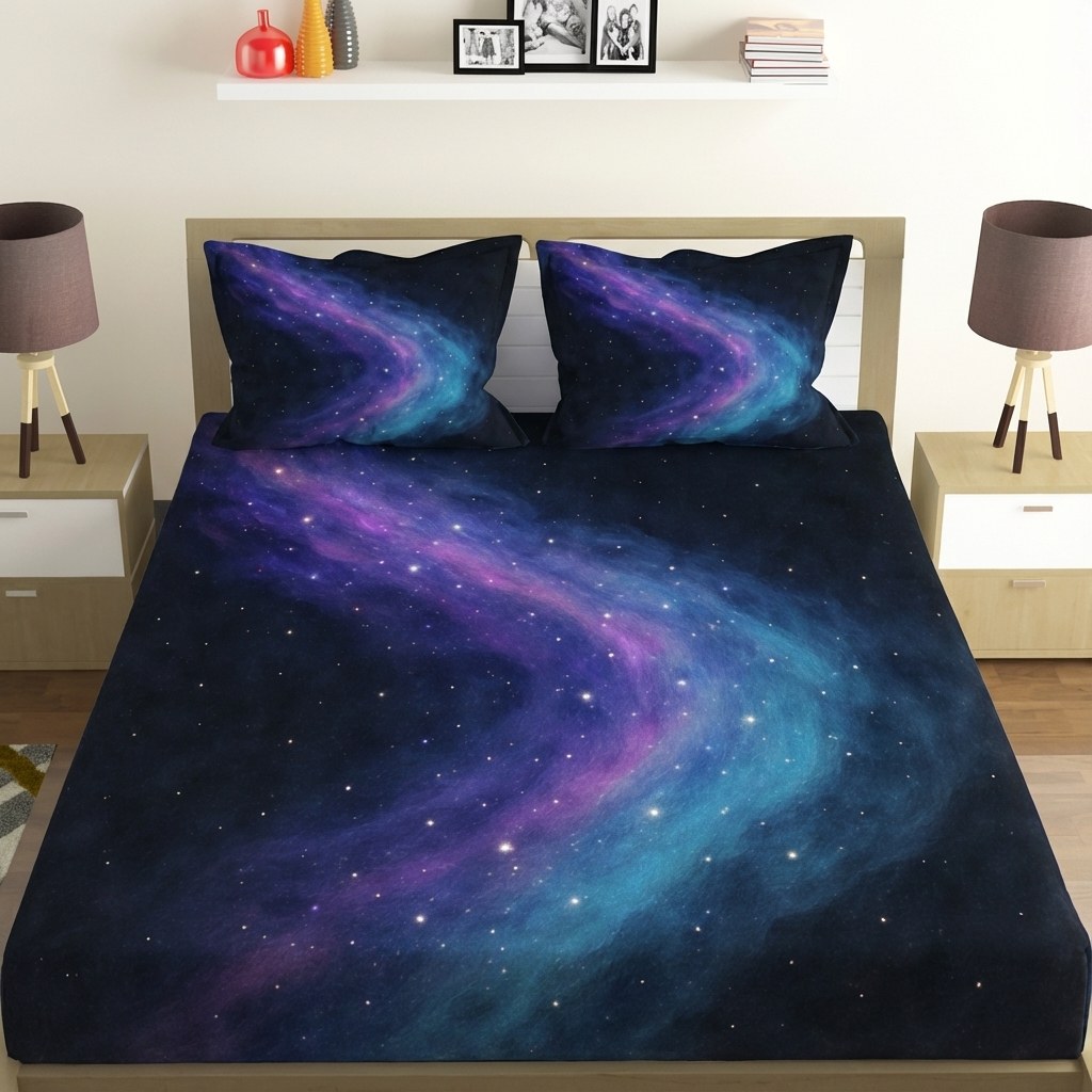 Prismatic Starstream Veil trendy pattern bed linen sets