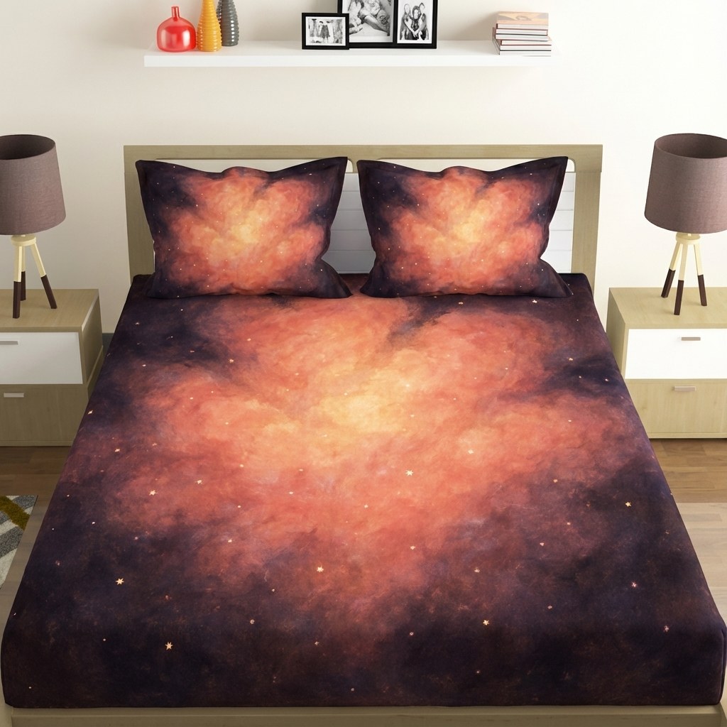 Celestial Dust Bloom personalized bedding sets