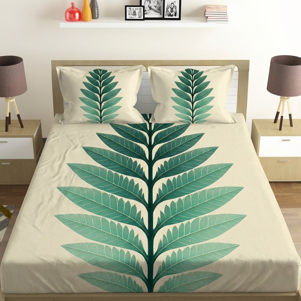 Fractaled Leaf Spine premium quality bedsheet sets
