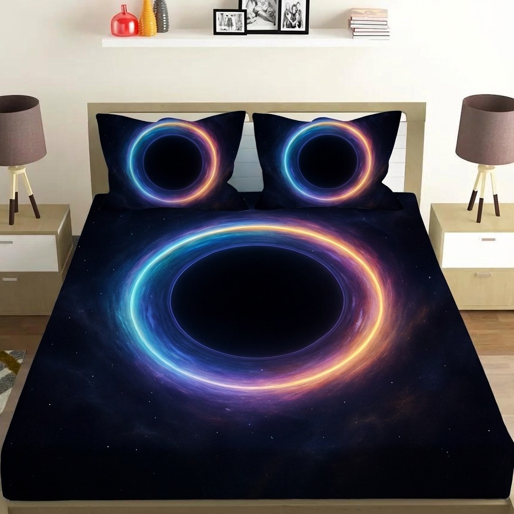 Prismatic Singularity Halo premium quality bedsheet sets