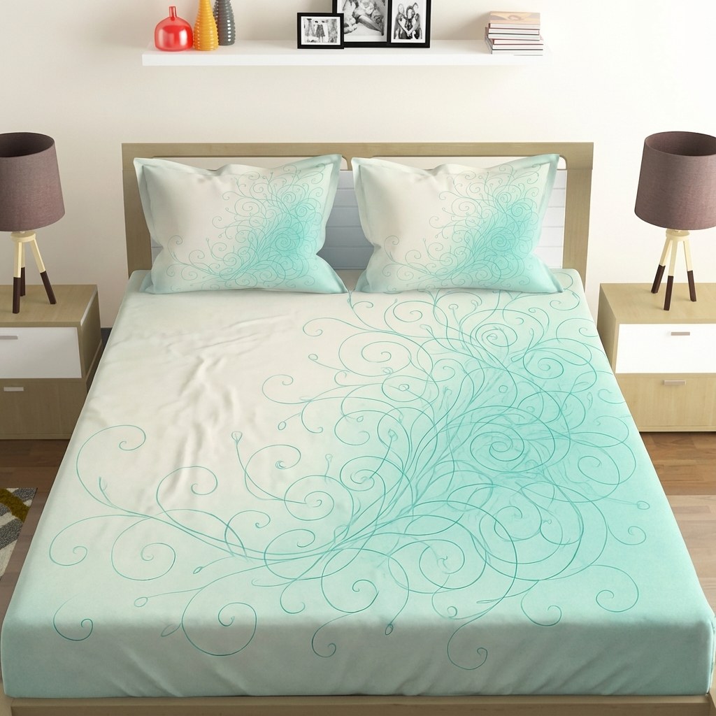 Vine Filigree Nebula personalized bedding sets