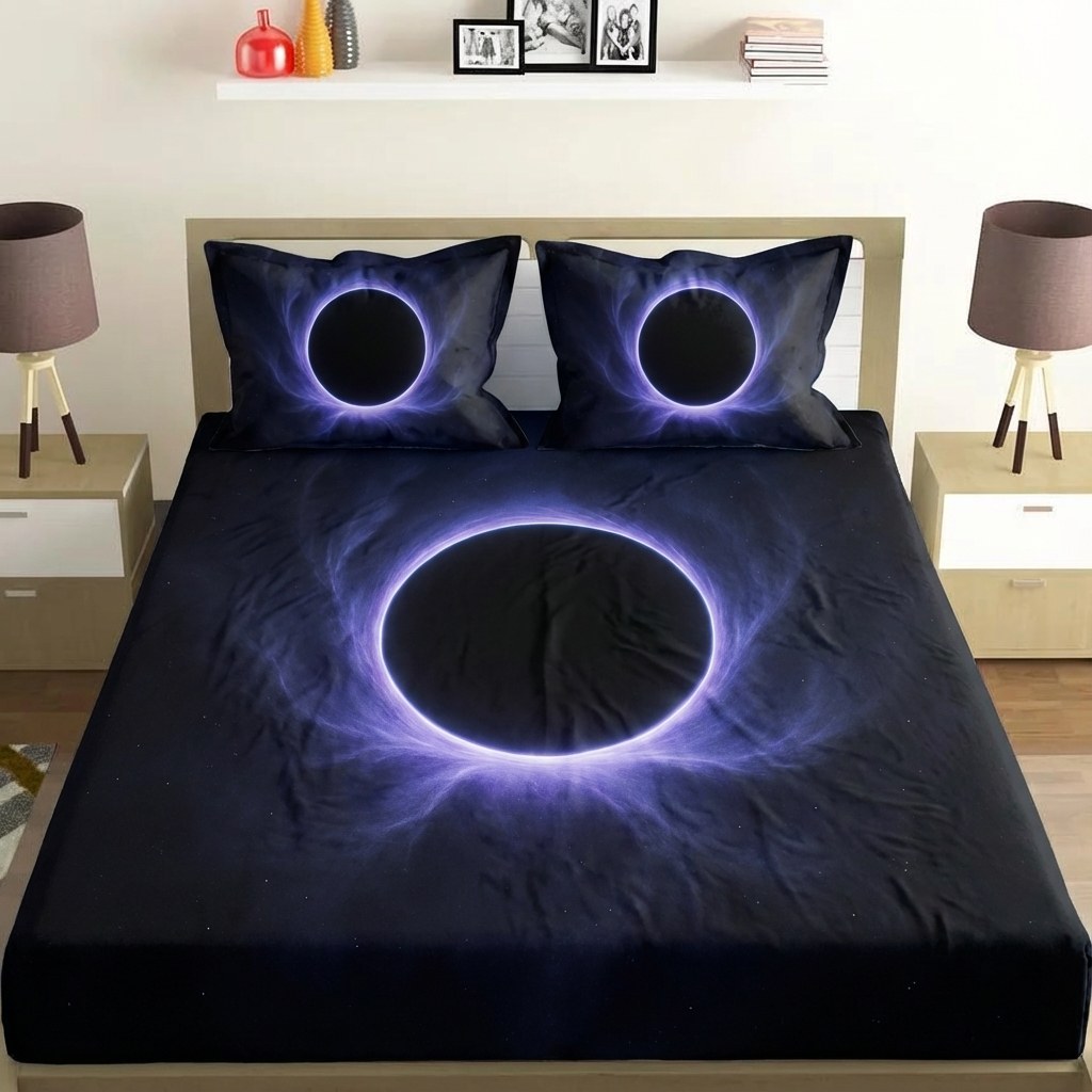 Event Horizon Velvet Bloom personalized bedding sets