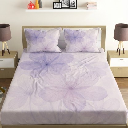 Blossom Echo Overlay custom bedsheet sets with 2 pillow covers