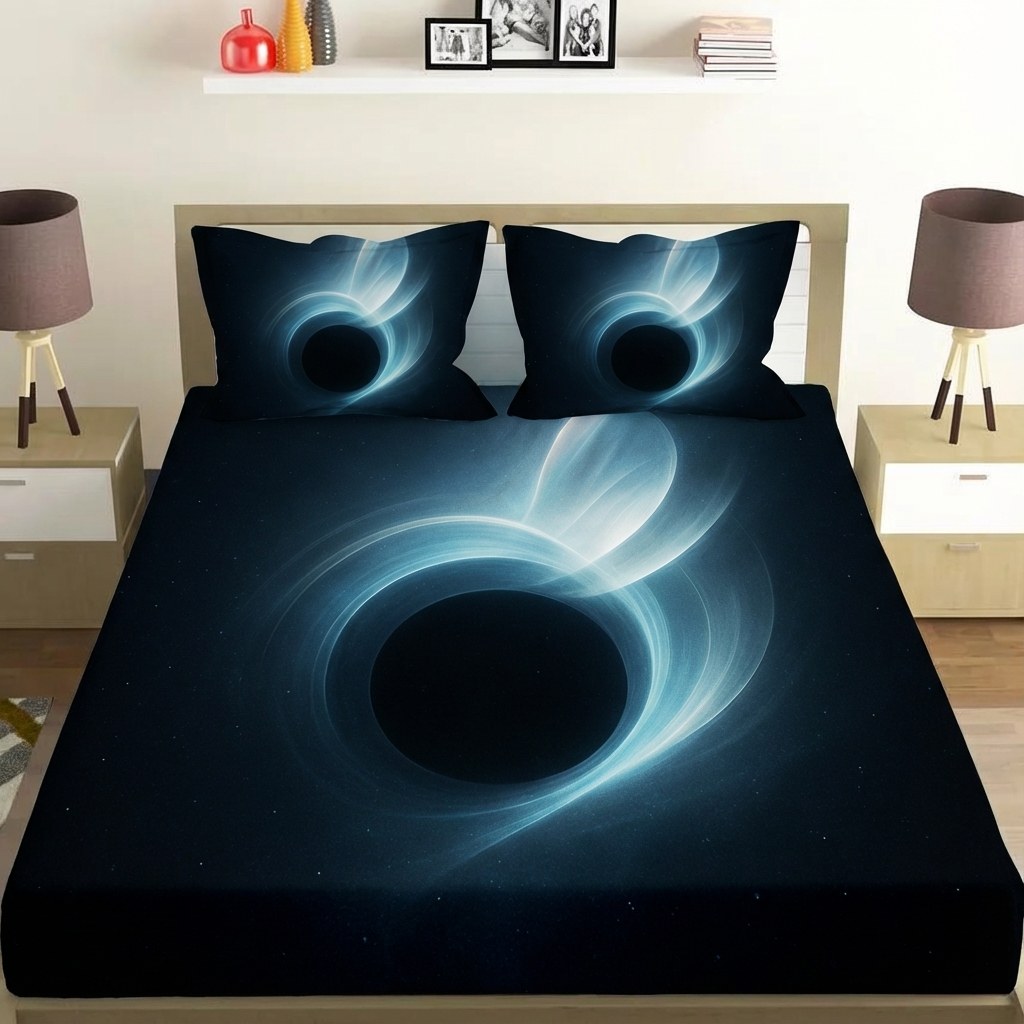 Horizon Shear Bloom comfortable double bedsheet with 2 pillow covers