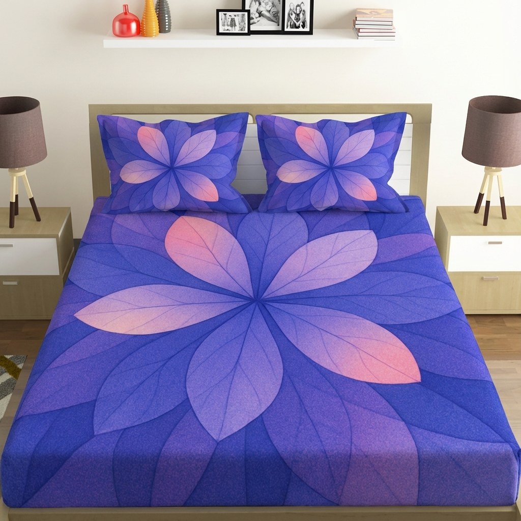 Petal Prism Overlap trendy pattern bed linen sets