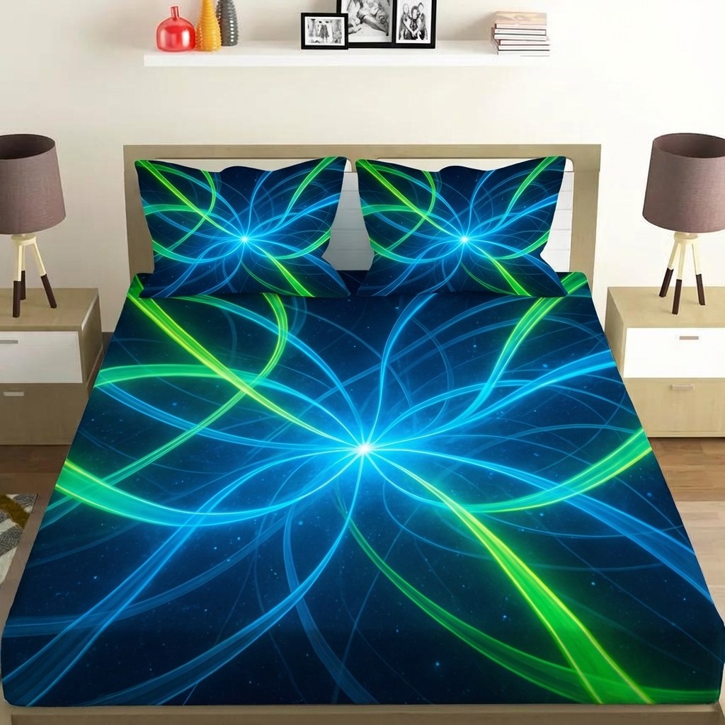 Aurora Plasma Lattice premium quality bedsheet sets