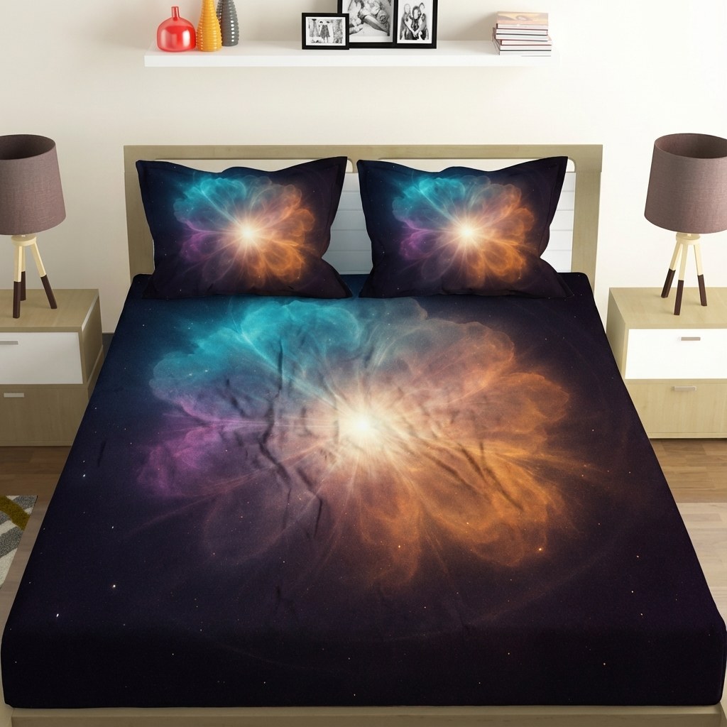 Prismatic Shockfront Bloom trendy pattern bed linen sets