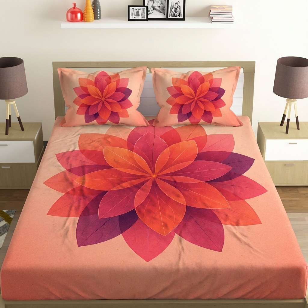 Petal Prism Overlap personalized bedding sets