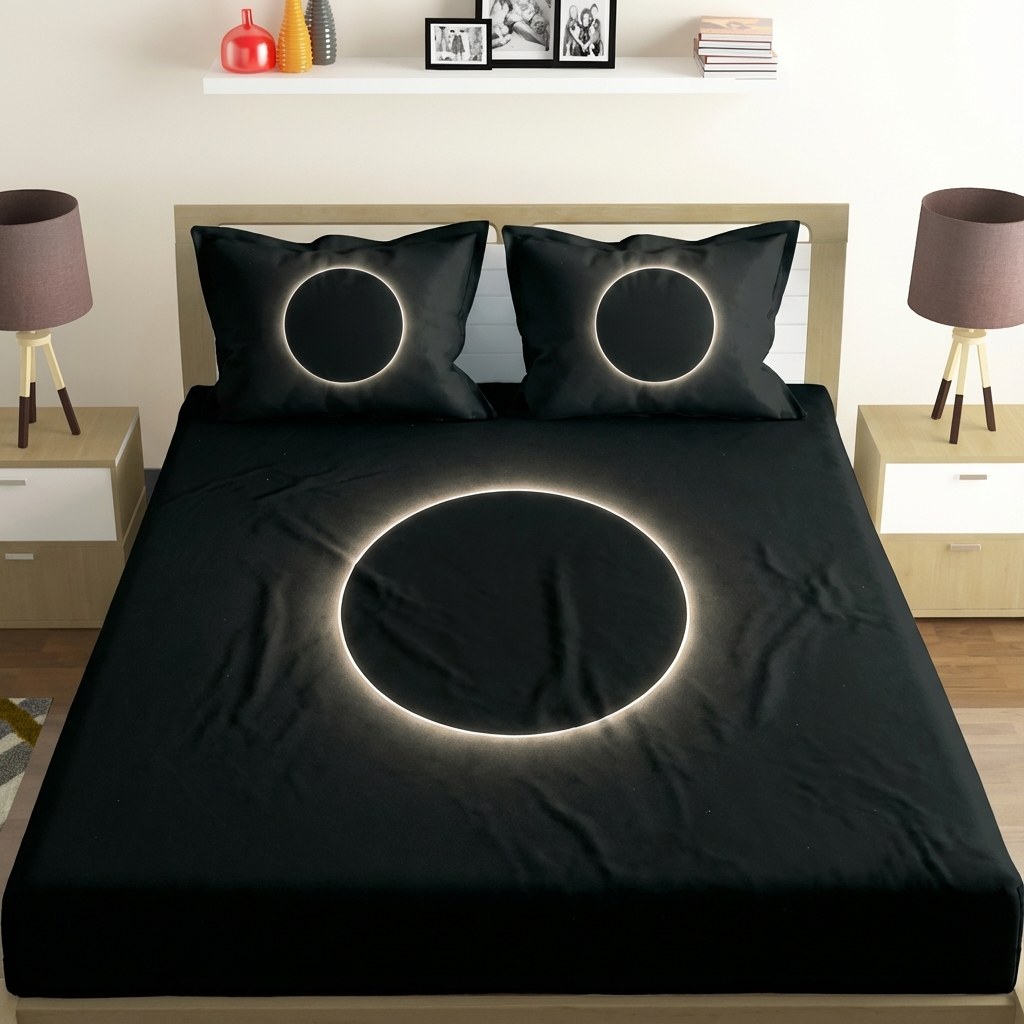 Event Horizon Ink Halo personalized bedding sets