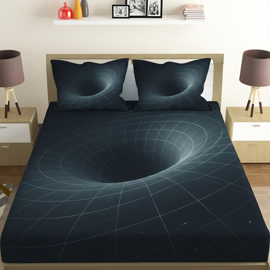 Gravitational Lattice Mirage premium quality bedsheet sets