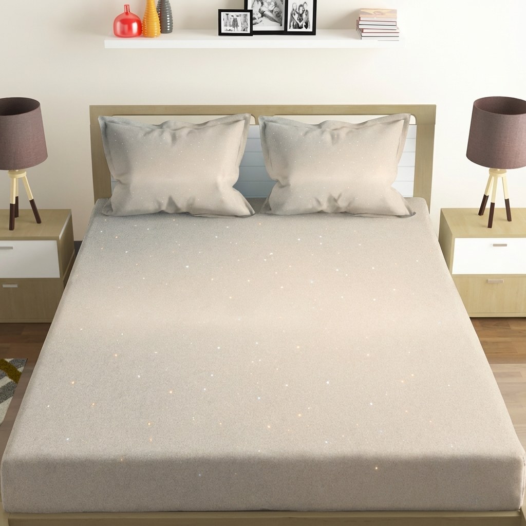 Microwave Whisper Gradient custom bedsheet sets with 2 pillow covers