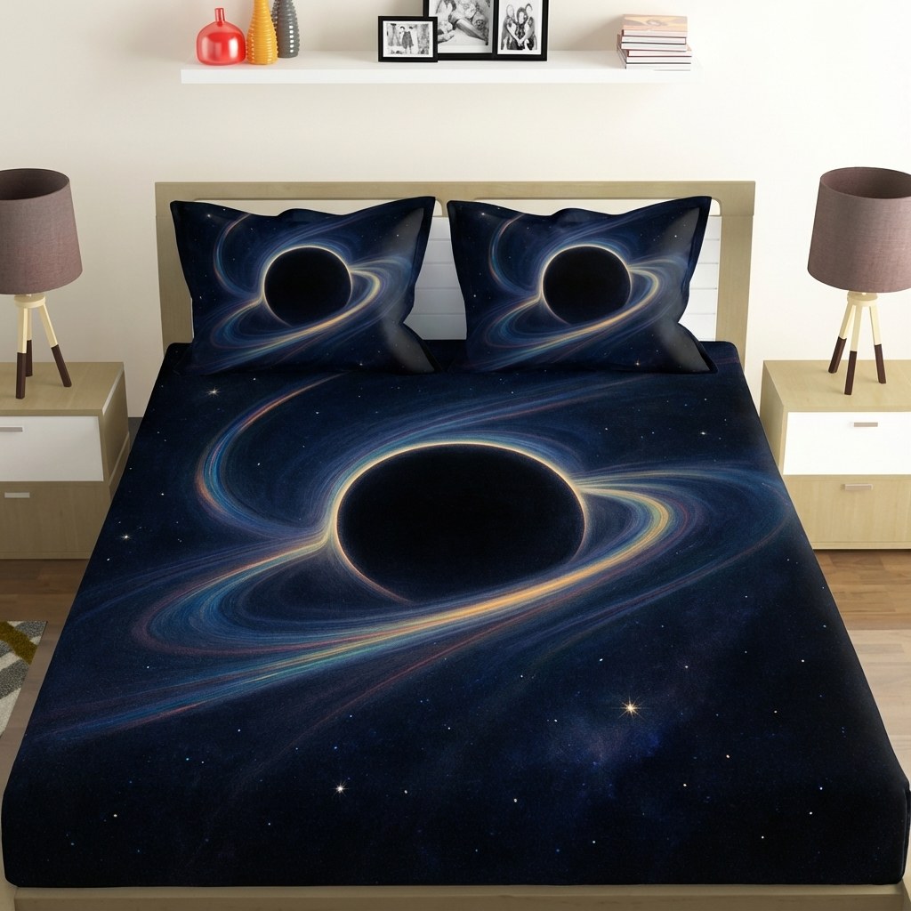 Prismatic Gravity Lens Garden custom bedsheet sets with 2 pillow covers