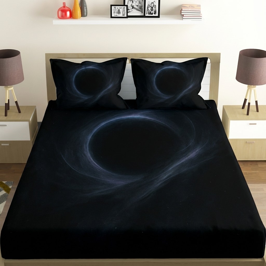 Event Horizon Ink Bloom stylish bedding sets for home