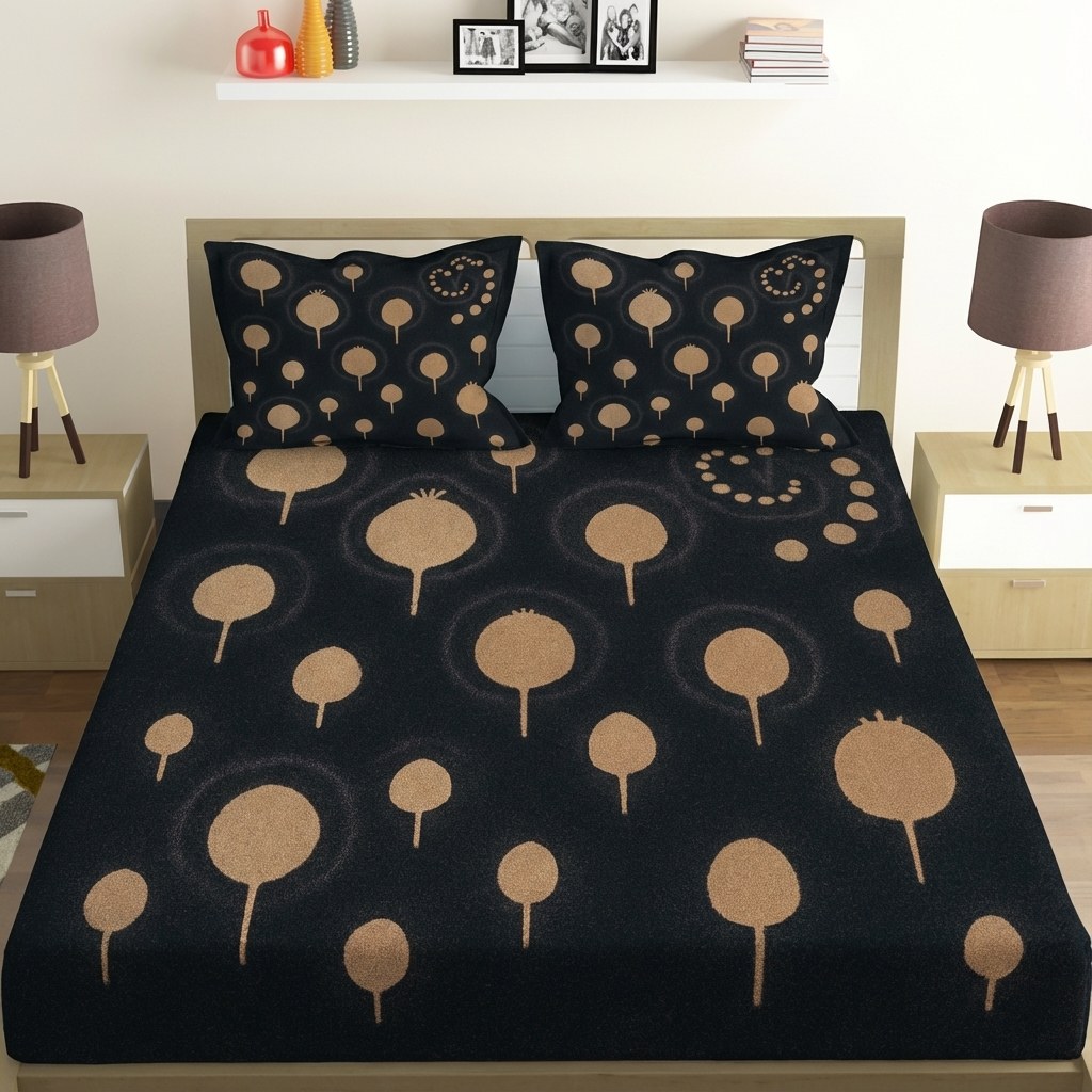 Seed Pod Halo Scatter personalized bedding sets