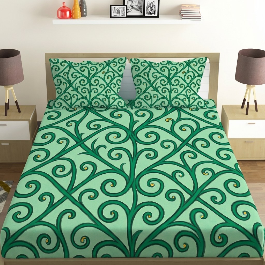 Vine Curl Lattice trendy pattern bed linen sets