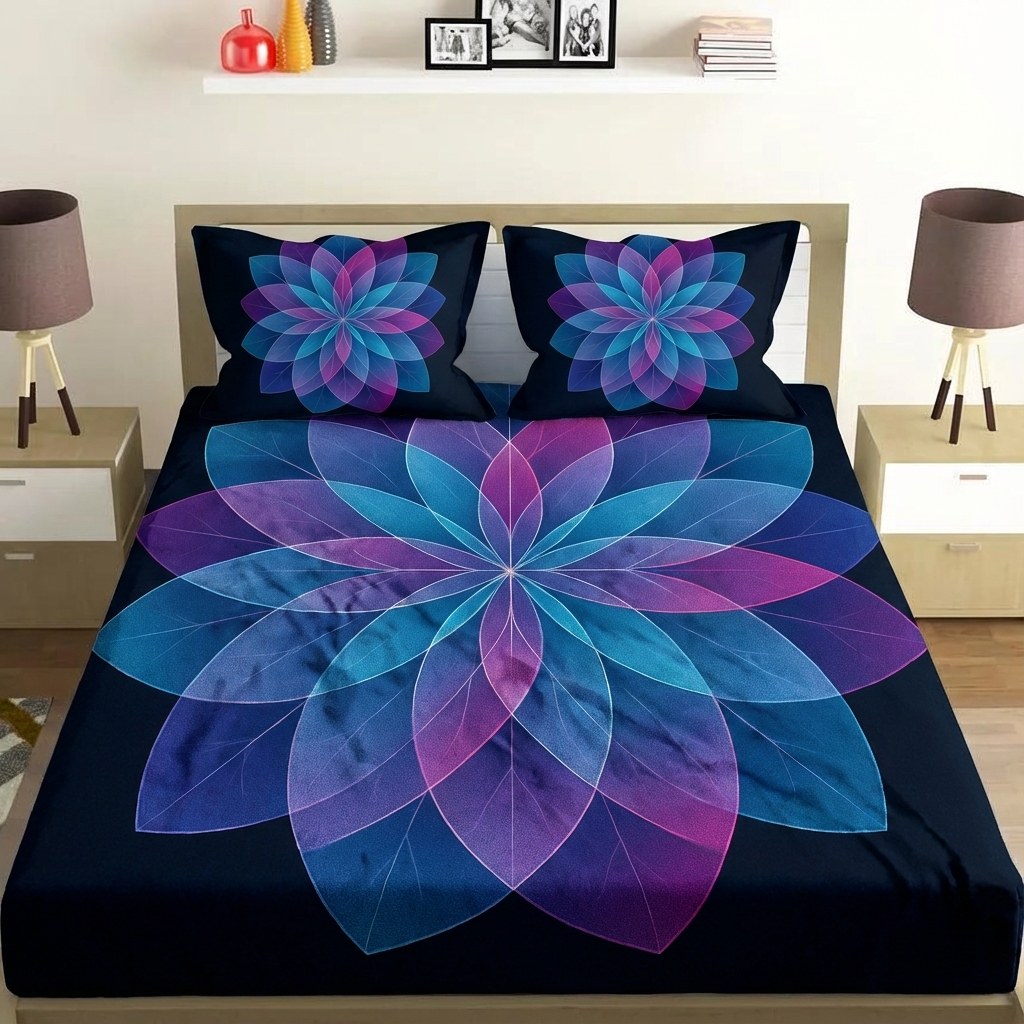 Petal Prism Overlap stylish bedding sets for home