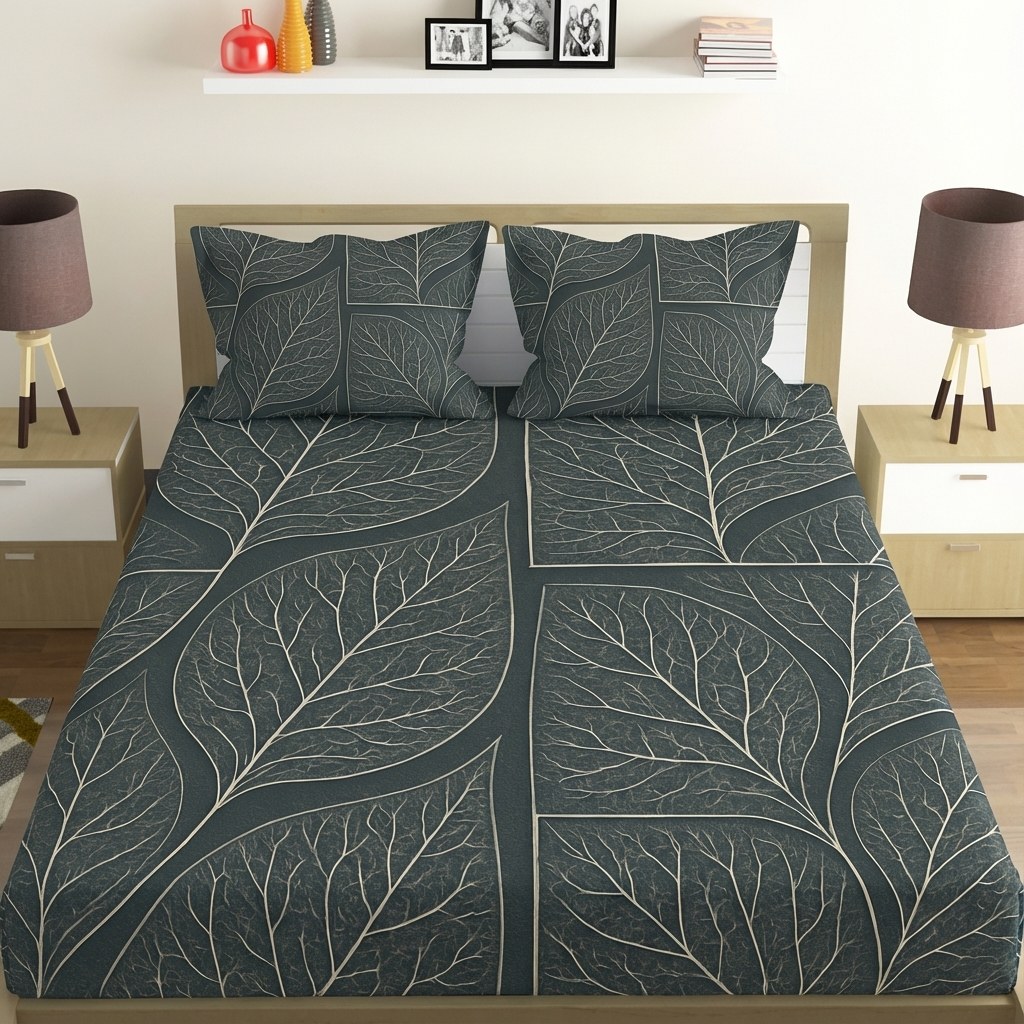 Vein Map Microfiligree trendy pattern bed linen sets