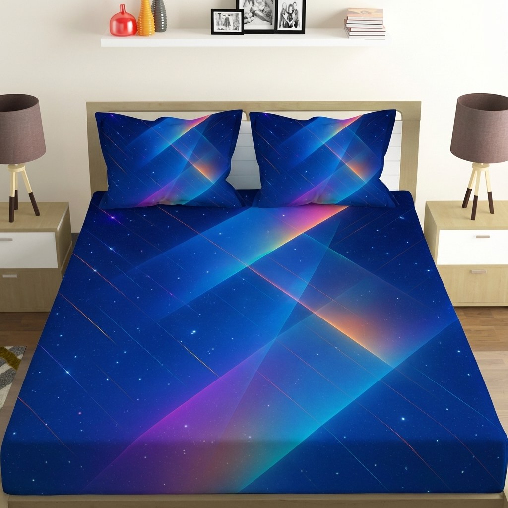 Photon Rain Prism Field trendy pattern bed linen sets