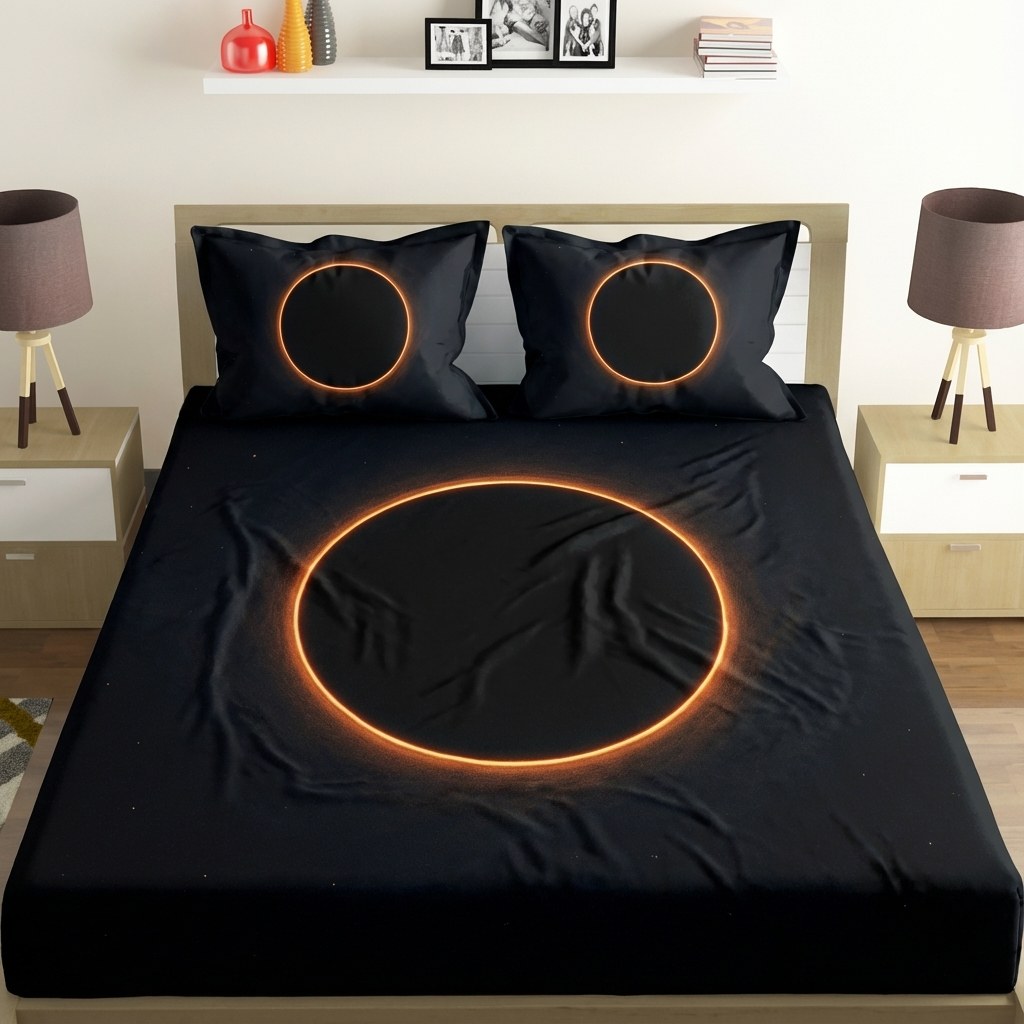Event Horizon Velvet Eclipse personalized bedding sets