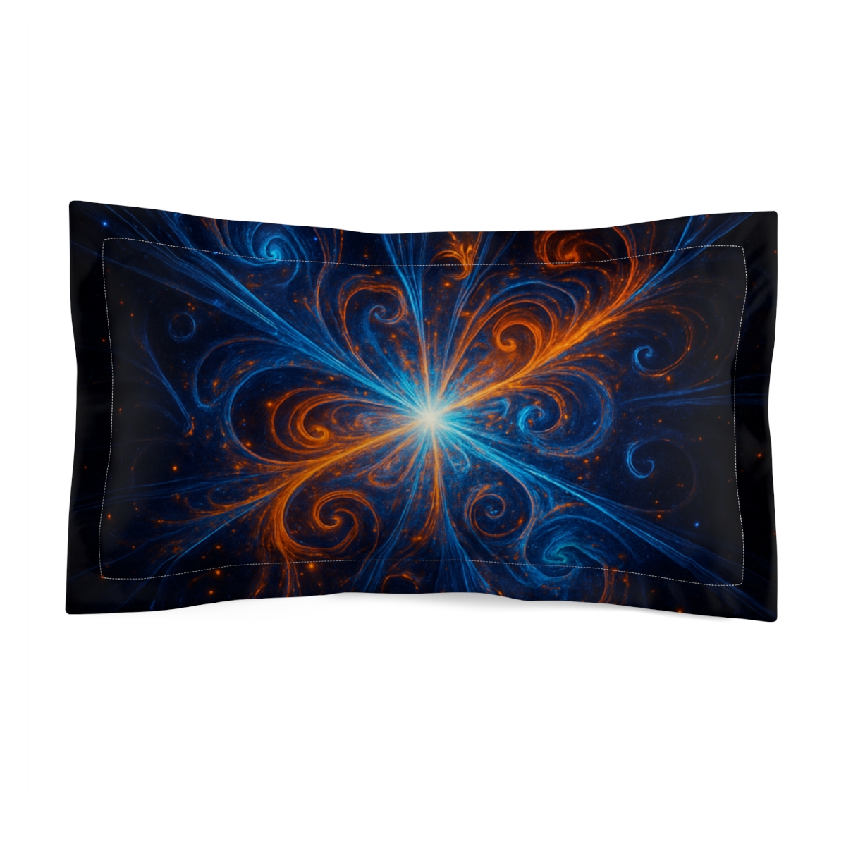 Pulsar Wave Fractal designer printed pillows