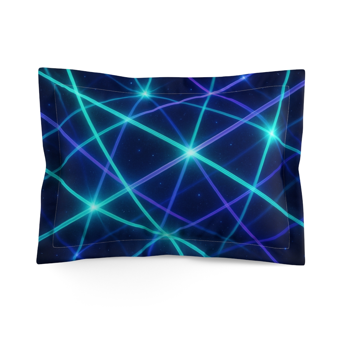 Quantum Aurora Lattice trendy accent pillows