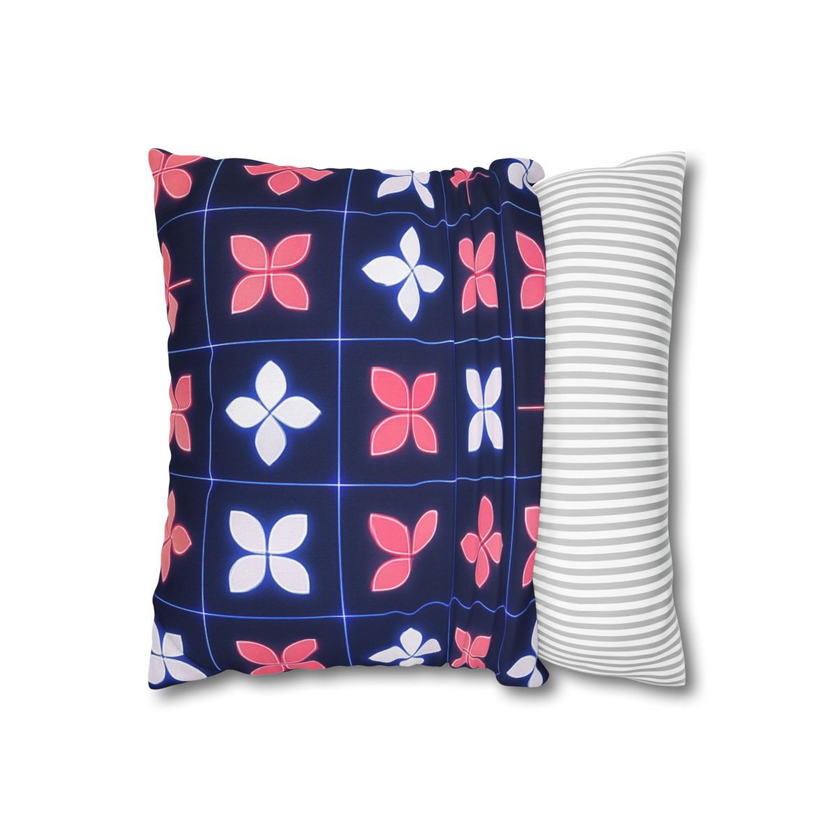 Quantum Blossom Grid custom pillow cases