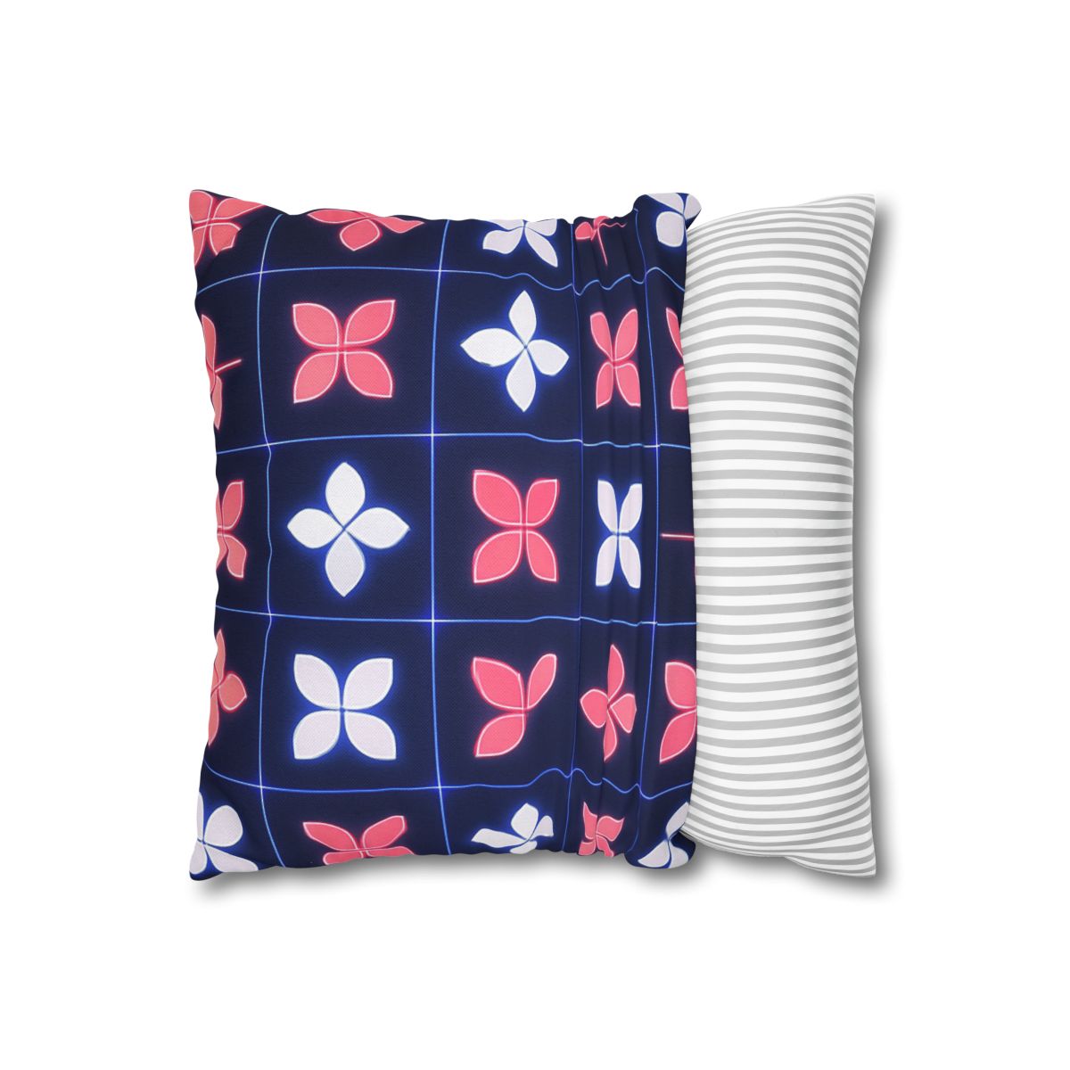 Quantum Blossom Grid custom pillow cases