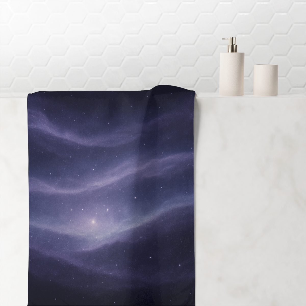 Quantum Dust Lullaby designer printed towels