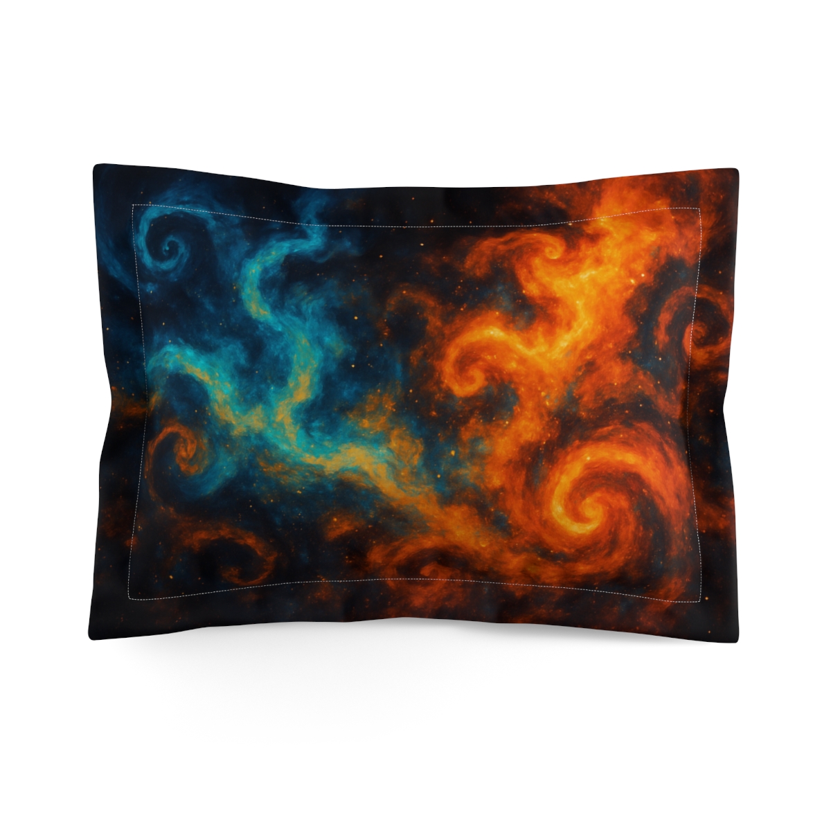 Quantum Nebula Dance soft plush pillows