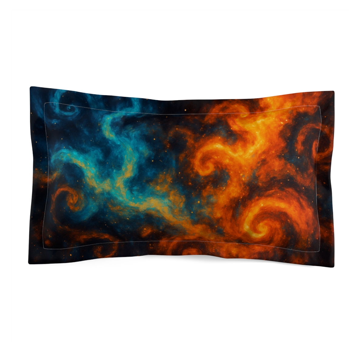 Quantum Nebula Dance soft plush pillows