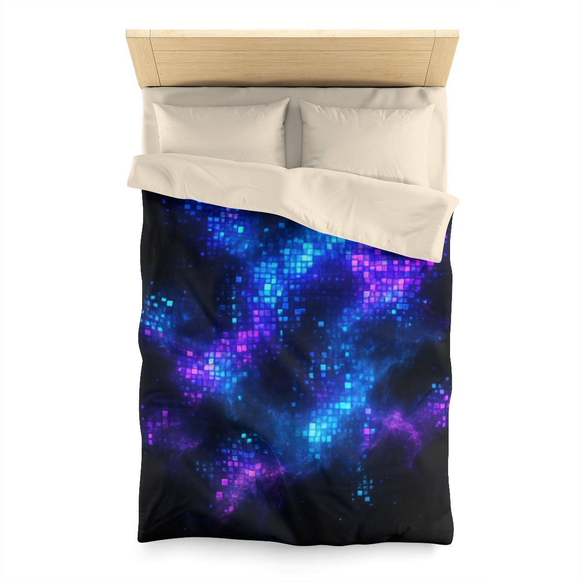 Quantum Nebula Mosaic designer printed duvets