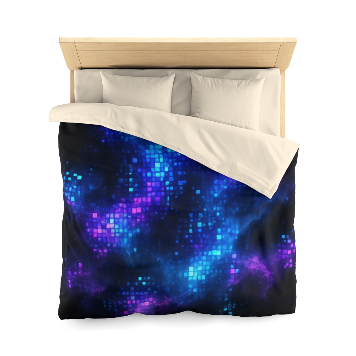 Quantum Nebula Mosaic designer printed duvets