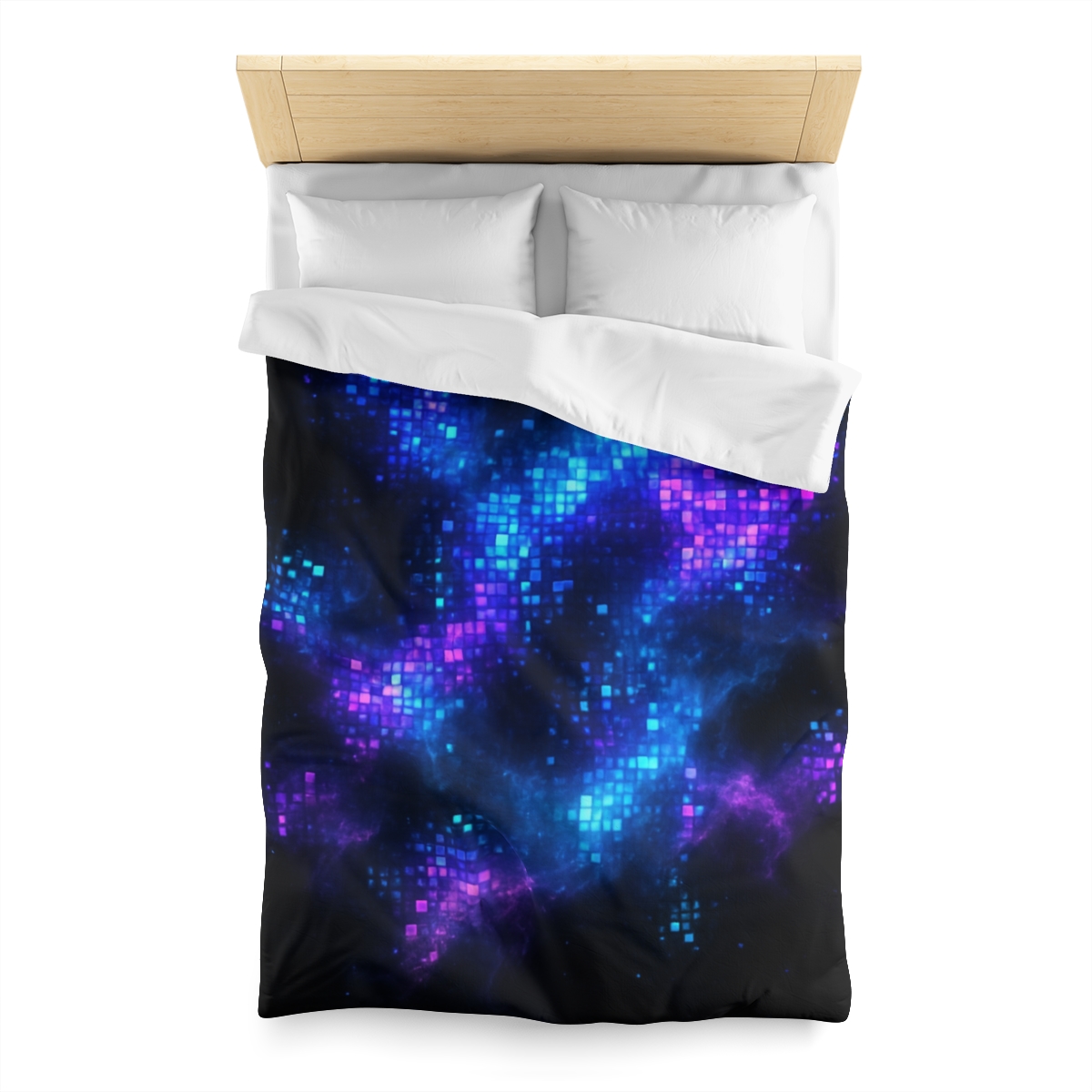Quantum Nebula Mosaic designer printed duvets