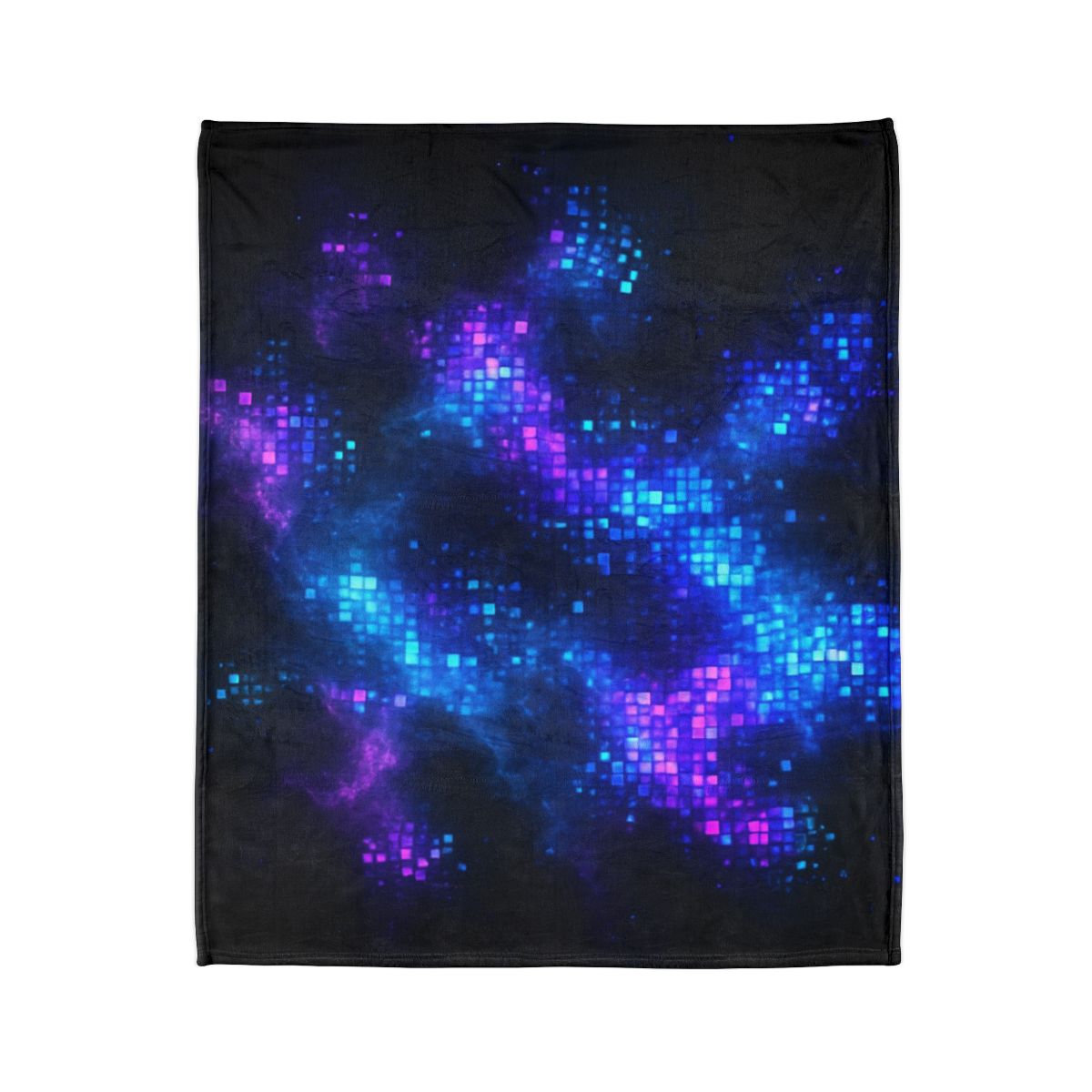 Quantum Nebula Mosaic stylish throw blankets