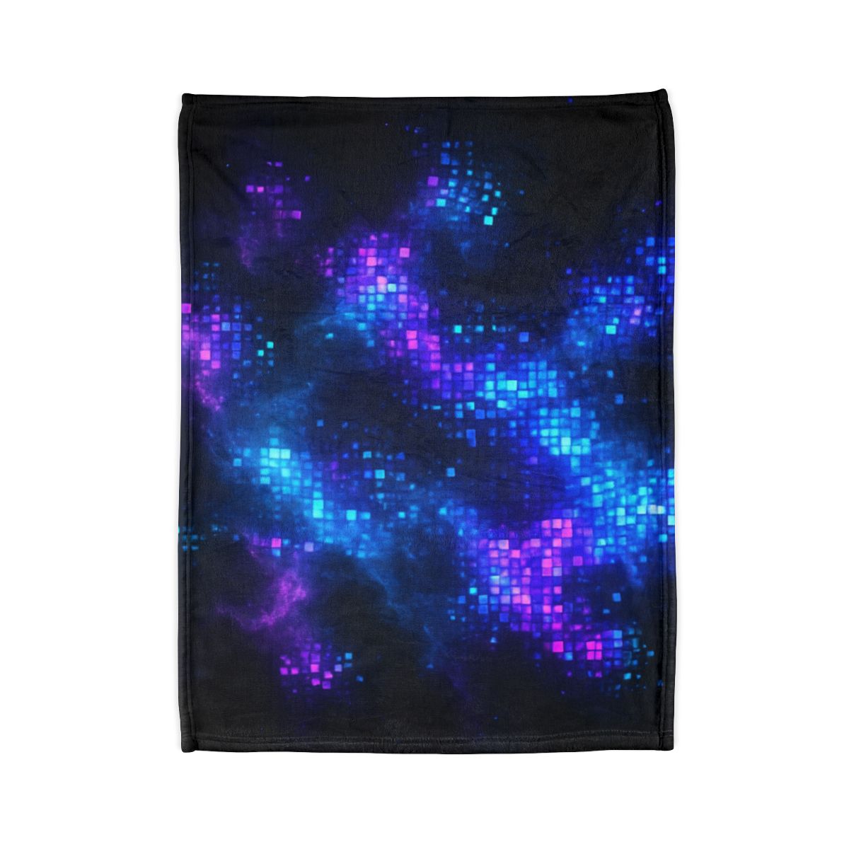 Quantum Nebula Mosaic stylish throw blankets