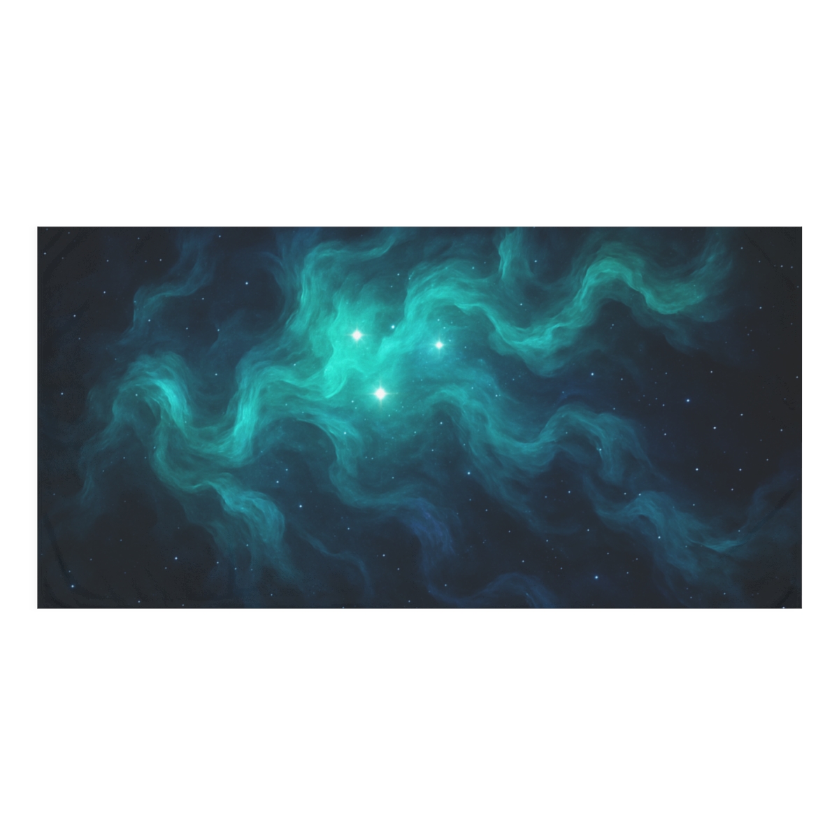Quantum Nebula Stream stylish beach towels