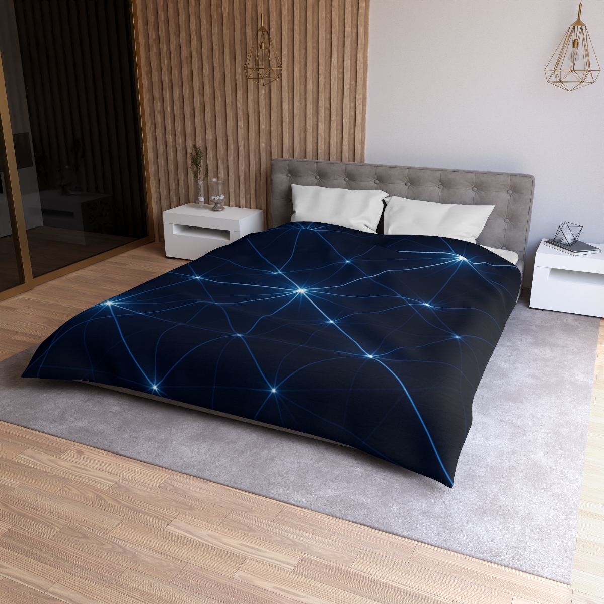 Quantum Star Lattice custom duvets