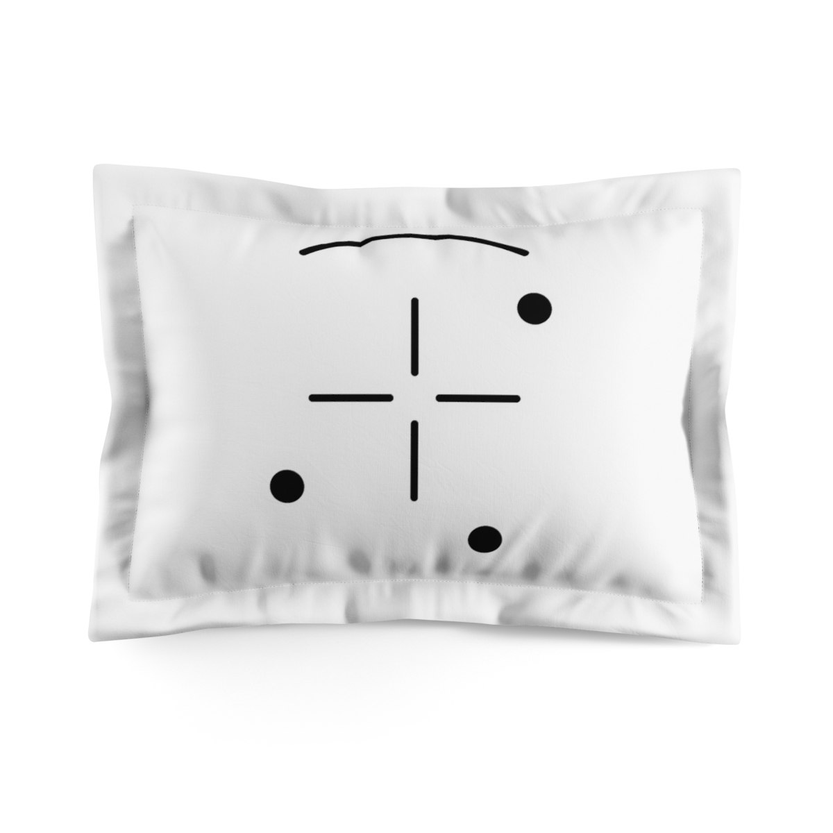 Quasar Signal Crosshair unique shape pillows