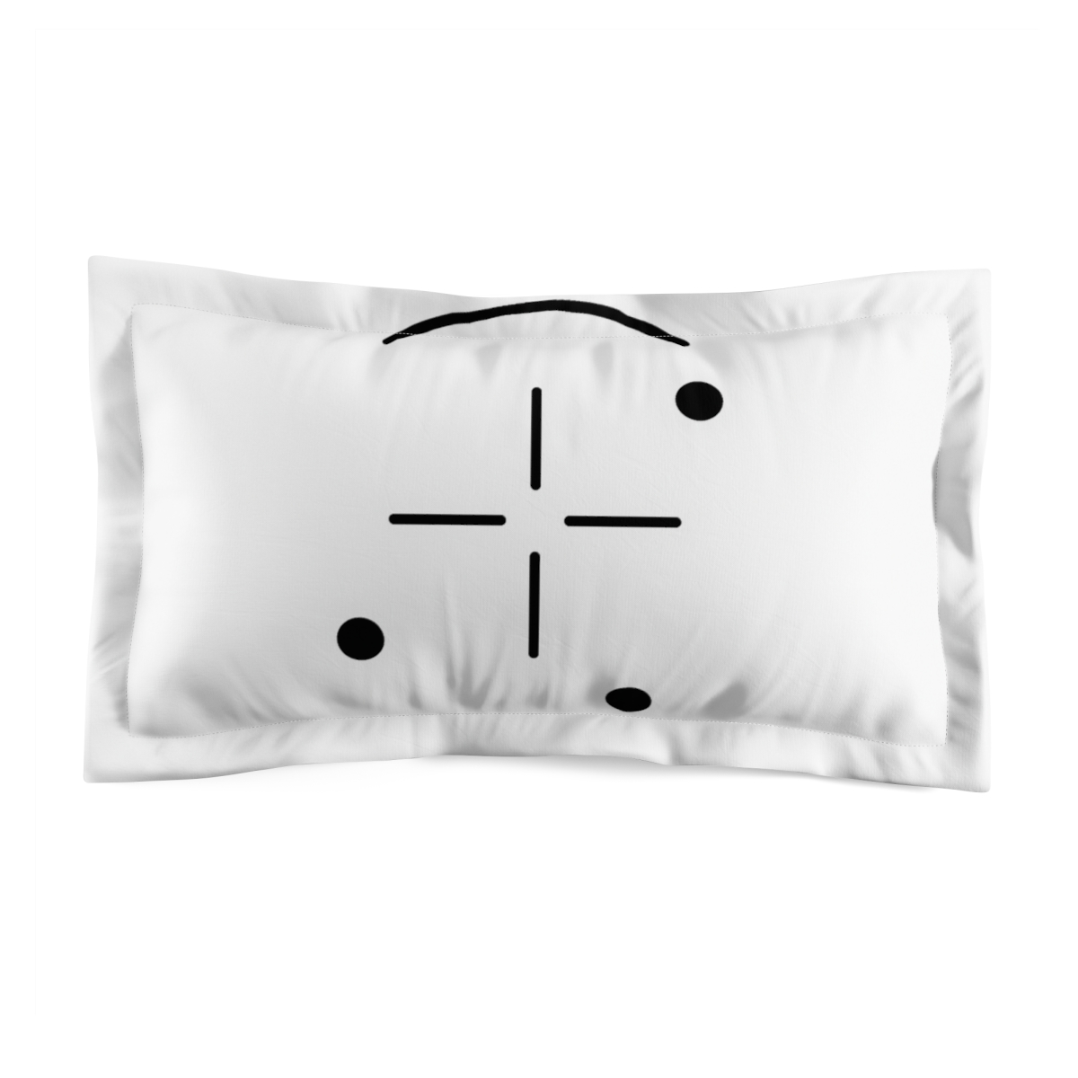 Quasar Signal Crosshair unique shape pillows