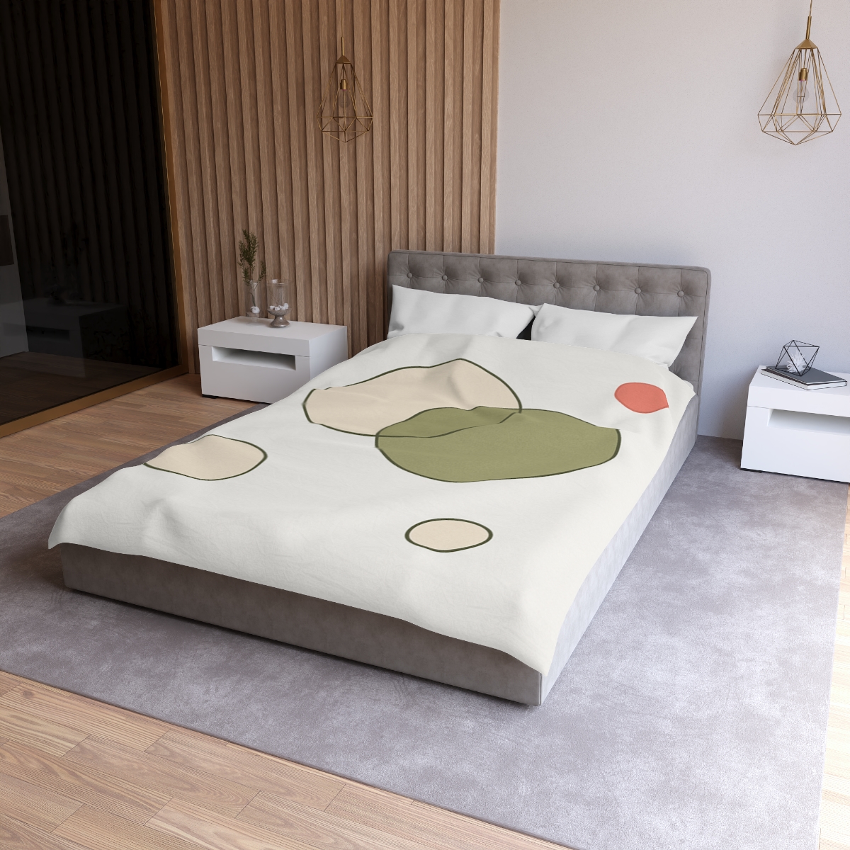 Quiet Balance Of Overlapping Circles unique patterned duvets