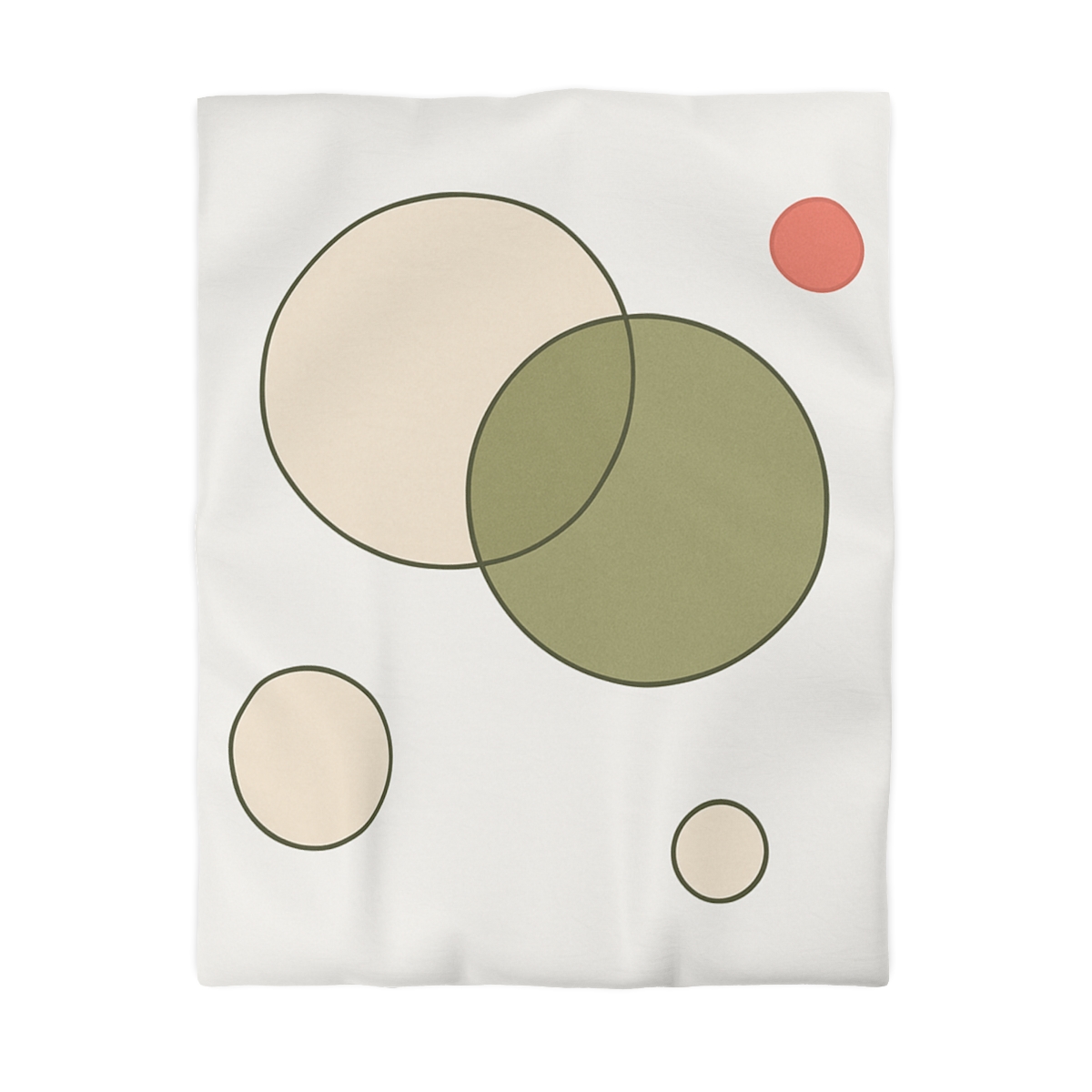 Quiet Balance Of Overlapping Circles unique patterned duvets